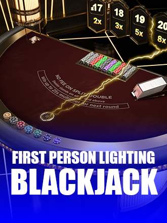 First Person Lightning Blackjack